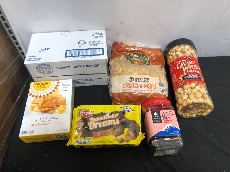 Photo 1 of ASSORTED FOOD BAG, OLDEST ITEM EXPIRED 8/10/2021