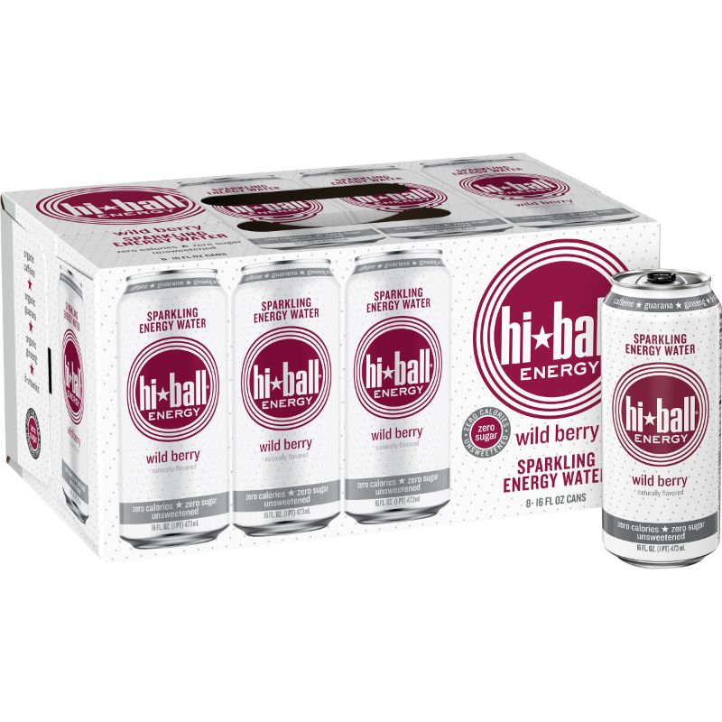 Photo 1 of 2273589 16 Fl Oz Wild Berry Sparkling Energy Water - Pack of 8 FRESHEST BY 3/29/2023
