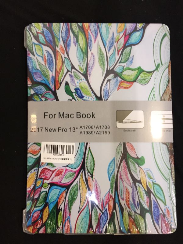 Photo 1 of KECC Compatible with MacBook Pro 13 inch Case 2020 2021 2022 with Touch Bar A2338 M1 A2289 A2251 Protective Plastic Hard Shell + Keyboard Cover (Colorful Tree)

