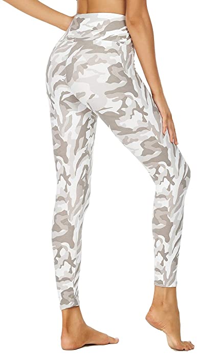 Photo 1 of HIGHDAYS High Waisted Leggings for Women-- LIGHT GREY CAMO MARKED AS SIZE PLUS SIZE, RUNS SMALL APPEARS TO BE A LARGE 