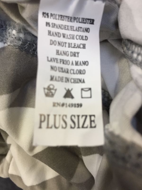 Photo 2 of HIGHDAYS High Waisted Leggings for Women-- LIGHT GREY CAMO MARKED AS SIZE PLUS SIZE, RUNS SMALL APPEARS TO BE A LARGE 
