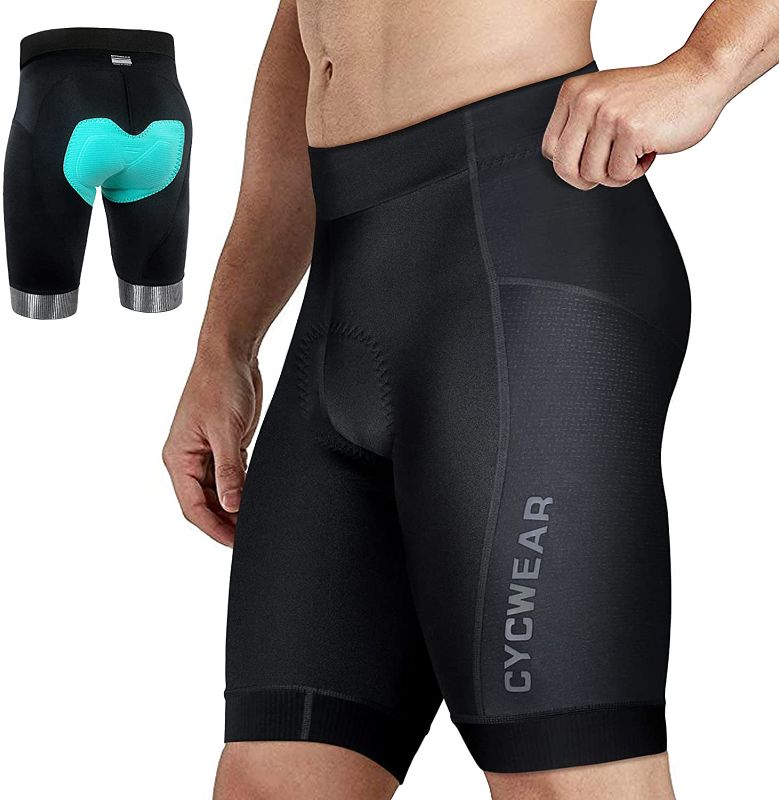 Photo 1 of Bike Shorts, Men's Cycling Shorts,4D&5D Coolmax pad,Quick-Drying and Breathable,UPF 50+ Mountain Bike Cycling Shorts SIZE XXL
