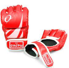 Photo 1 of GINGPAI Half Training Boxing Mitts Gloves for Men Women, Training Gloves, Sparring Gloves for Punching Bag, Kickboxing, Muay Thai, MMA, UFC SIZE MEDIUM
