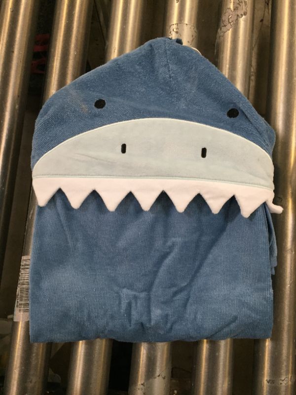 Photo 2 of 25"x50" Shark Hooded Towel - Pillowfort™
