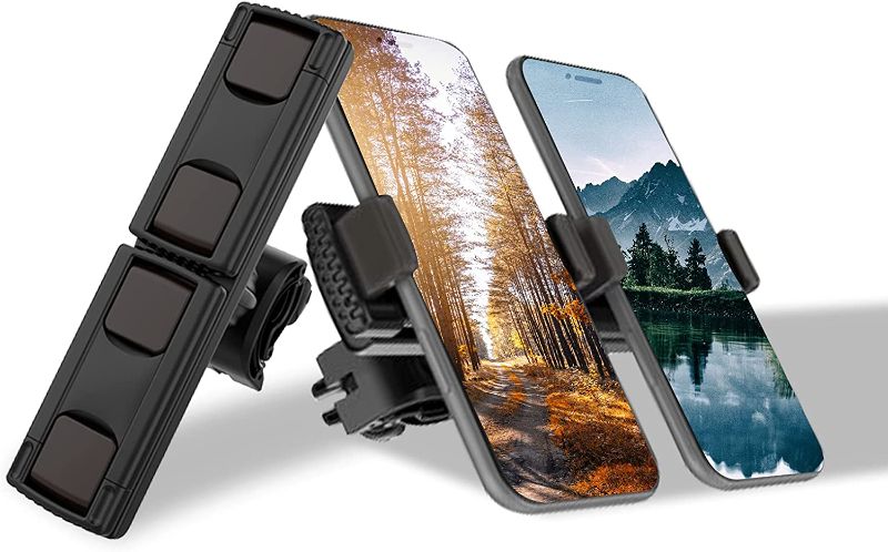 Photo 1 of Phone Tripod Mount Adapter with Swivel Ball Head?360° Rotates and Adjustable Cell Phone Clip Clamp Holder, Compatible with iPhone, Samsung Galaxy and All Phones
