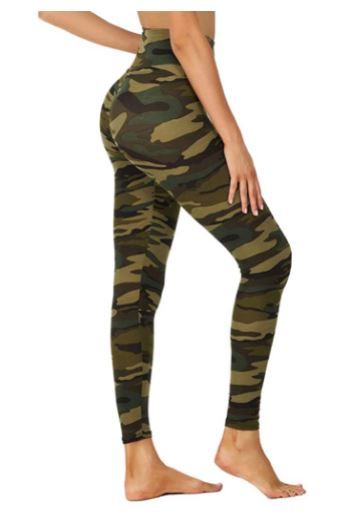 Photo 1 of HIGHDAYS High Waisted Leggings for Women - Soft Opaque Slim Printed Pants for Running Cycling Yoga - size l / xl 
