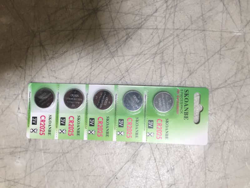 Photo 2 of SKOANBE 5Packs CR2025 3V Lithium Button Coin Cell 2025 Battery
