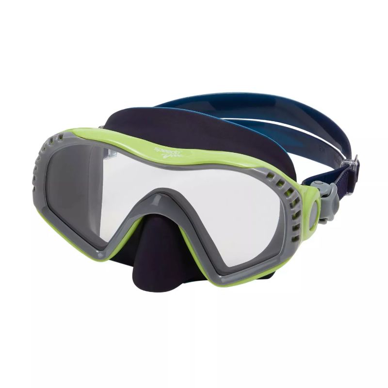 Photo 1 of Speedo Junior Windward Swim Mask - Lime/Clear