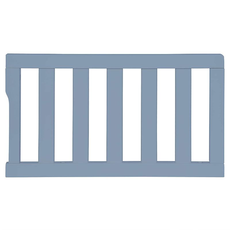 Photo 1 of Dream On Me Universal Convertible Crib Toddler Guard Rail, Dusty Blue
