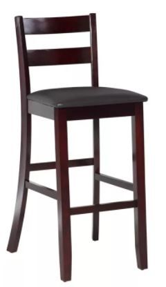 Photo 1 of 29" Triena Soho Barstool Hardwood/Brown - Linon
