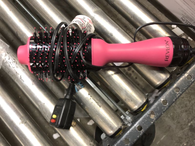 Photo 2 of REVLON One-Step Volumizer Original 1.0 Hair Dryer and Hot Air Brush, Pink
