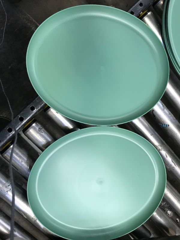 Photo 2 of 12" x 15" Plastic Oval Serving Platter GREEN - Room Essentials 2 PACK 
