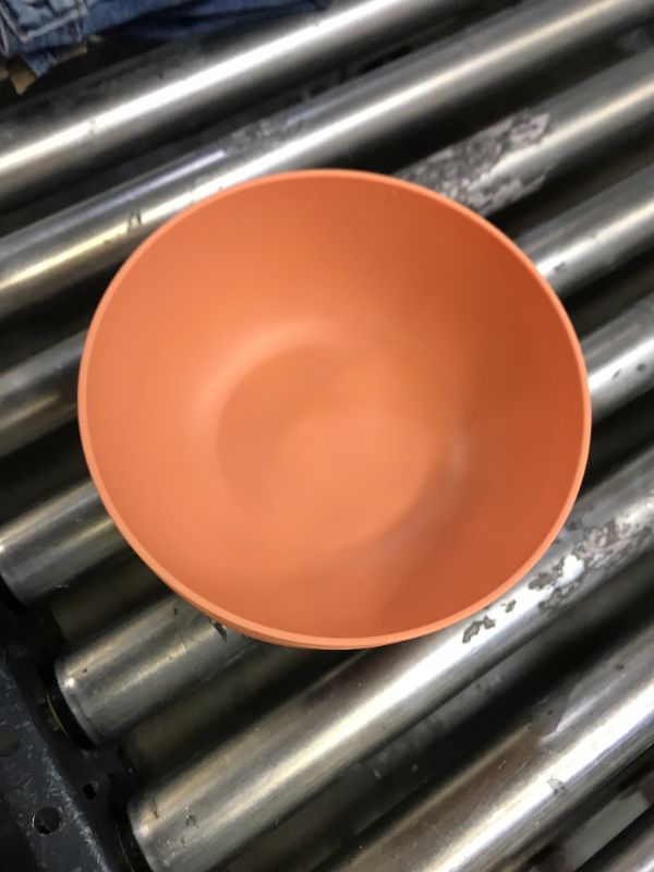 Photo 1 of 5 PACK OF PLASTIC BOWLS ORANGE 