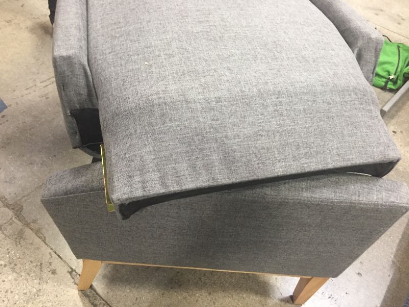 Photo 5 of Christopher Knight Home Aurla Fabric Accent Chair, Light Grey
