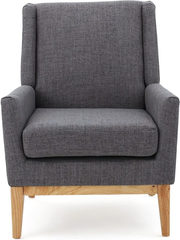 Photo 1 of Christopher Knight Home Aurla Fabric Accent Chair, Light Grey
