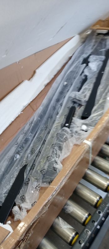 Photo 1 of full black metal bed frame 