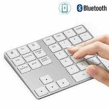 Photo 1 of Aluminum 35-Key Rechargeable Bluetooth Numeric Keypad for Mac and PC