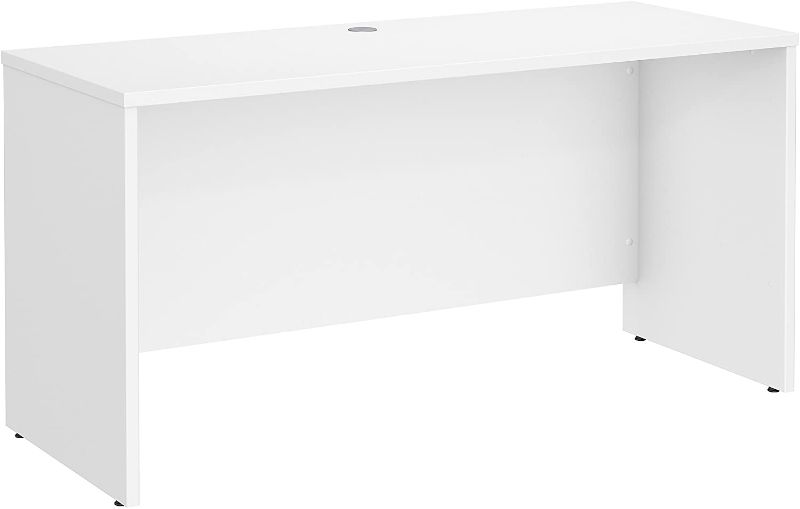 Photo 1 of Bush Business Furniture Studio C 60W x 24D Credenza Desk in White

