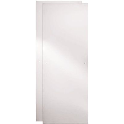 Photo 1 of Delta 23-17/32 in. x 67-3/4 in. x 1/4 in. (6 mm) Frameless Sliding Shower Door Glass Panels in Clear (For 44-48 in. Doors)

