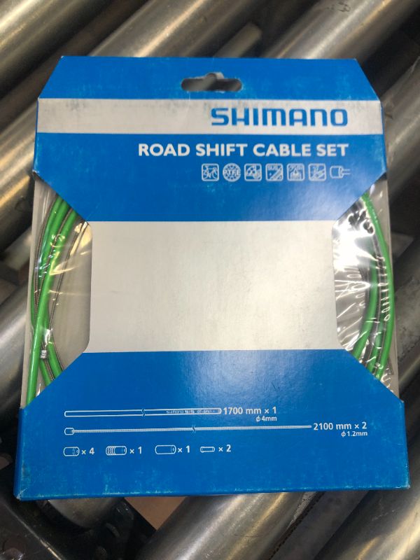 Photo 2 of  Shimano PTFE Shift Cable Set Green