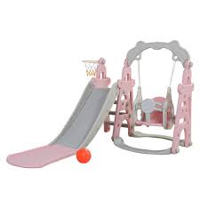 Photo 1 of 3IN1 CASTLE FREESTANDING SLIDES,  WHITE/GREY