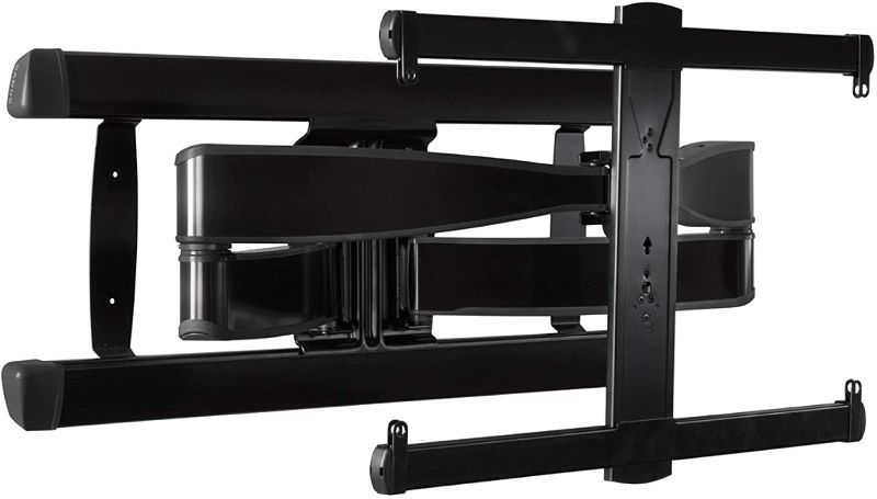 Photo 1 of Sanus Premium Full Motion TV Wall Mount for TVs Up to 90" - Brushed Black Finish with FluidMotion Design for Smooth Extension, Swivel & Tilt
