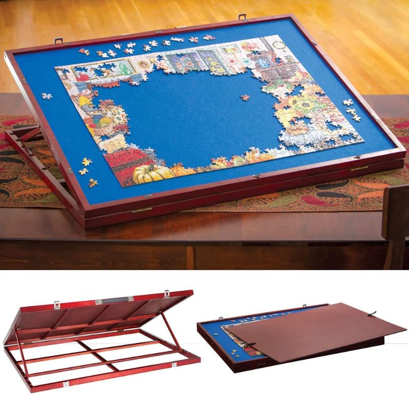 Photo 1 of Bits and Pieces - 1500 Piece Size Puzzle-Expert Table Top Easel - Adjustable Plateau - Puzzle Accessories - Puzzle Table - 35¼" X 26¼" X 2"
