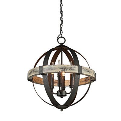 Photo 1 of Artcraft Lighting Castello 4-Light Mini Chandelier, Black
