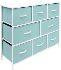 Photo 1 of 8-Drawer Wide Dresser (Pastel Colors)
