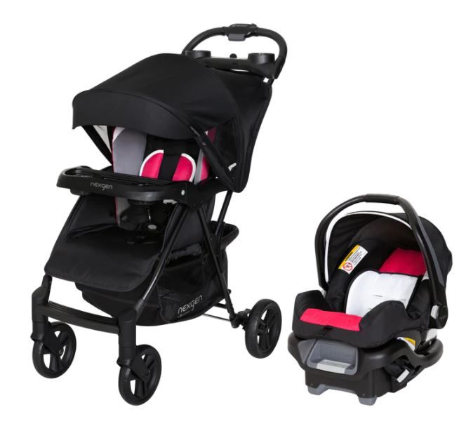Photo 1 of Nexgen Ride N' Roll Travel System Electric (TS23C99N) Pink
