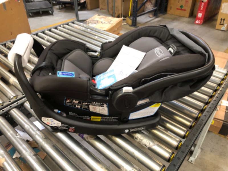 Photo 3 of Graco SnugFit 35 Infant Car Seat | Baby Car Seat with Anti Rebound Bar, Gotham
