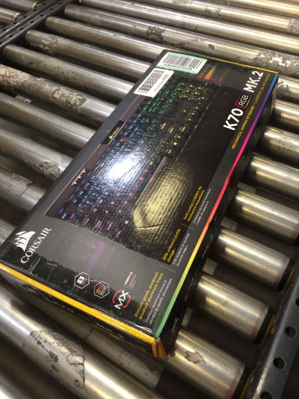 Photo 1 of Corsair K70 Gaming Mechanical Keyboard RGB Lighting and Wrist Pad