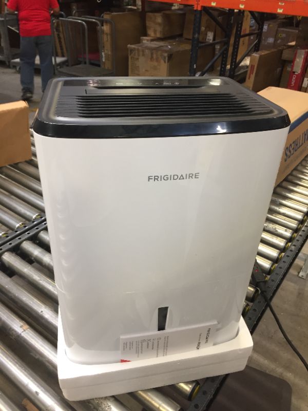 Photo 2 of Frigidaire Dehumidifier, High Humidity 50 Pint Capacity, in White
