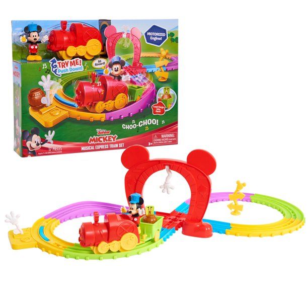 Photo 1 of Disney’s Mickey Mouse Mickey’s Musical Express Train Set, Vehicles, Ages 3 Up, by Just Play
