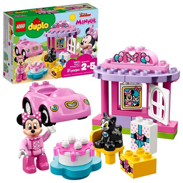 Photo 1 of LEGO DUPLO Minnie’s Birthday Party 10873 Building Blocks for Toddlers (21 Pieces)
