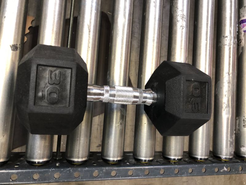 Photo 1 of 30LB HEX DUMBELL 