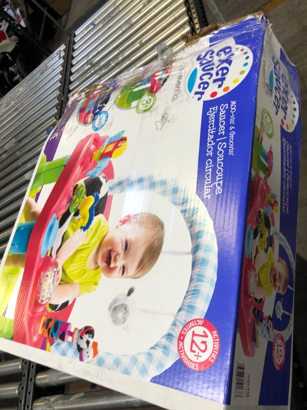 Photo 1 of Evenflo Exersaucer Bounce Learn Activity Center, Moovin Groovin, PACKAGE DAMAGE