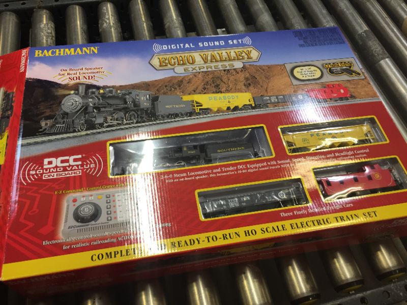 Photo 2 of Bachmann Trains Echo Valley Express - HO Scale Ready To Run Electric Train Set 
