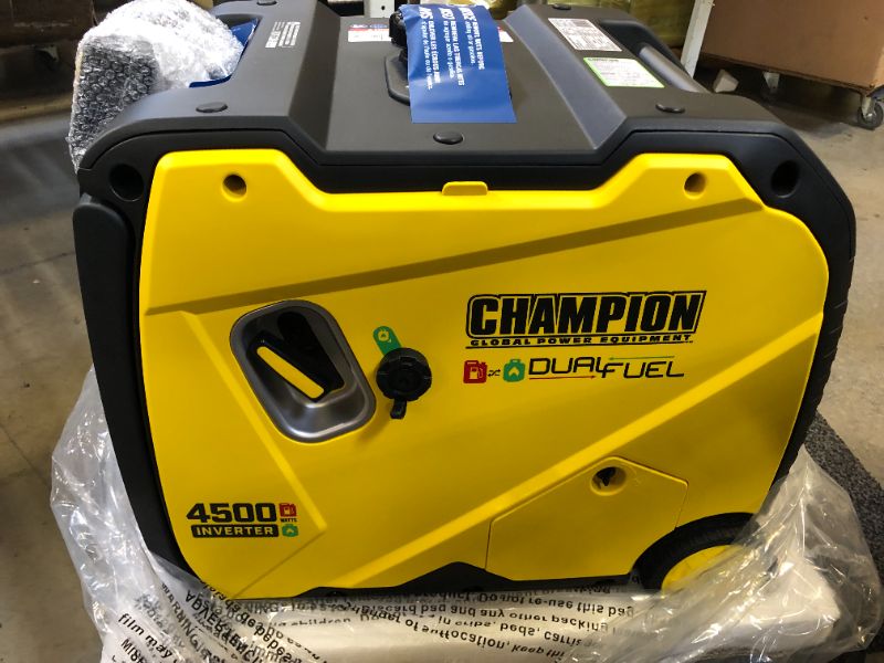 Photo 2 of Champion Power Equipment 200988 4500-Watt Dual Fuel RV Ready Portable Inverter Generator, Electric Start