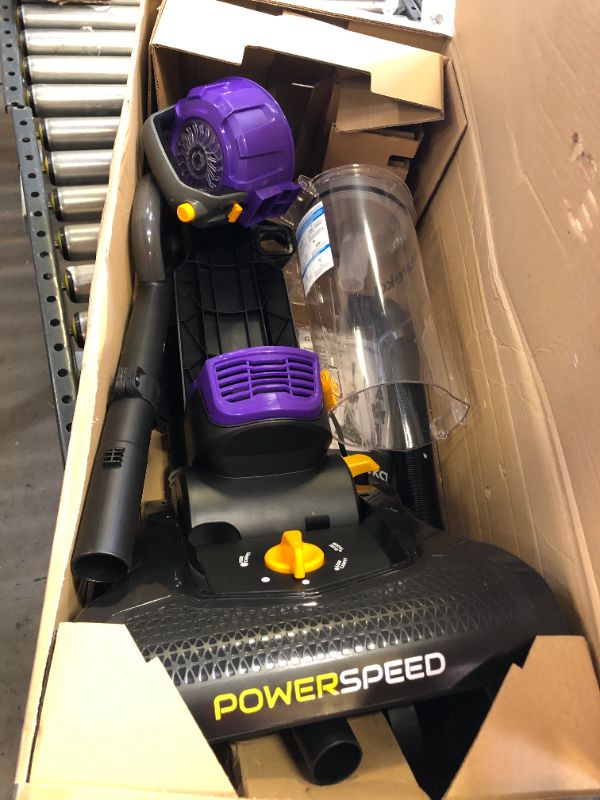 Photo 2 of eureka NEU182B PowerSpeed Bagless Upright Vacuum Cleaner, Lite, Purple
(( MISSING ACCESSORIES ))