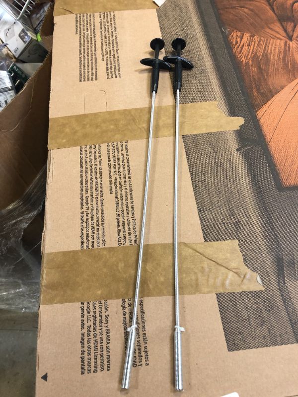 Photo 1 of 2 PACK, PF WaterWorks PF0405 GrabEASY 24" Improved Ergonomic Handle, Flexible, Mechanical 4 Claw Pick-Up Tool and Multipurpose Grabber-Jewelry Retriever, Clog Remover, Drain Snake, Clean Dryer Vent, Chrome
