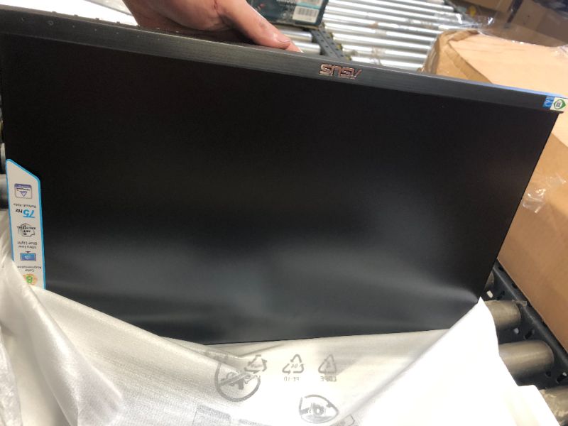 Photo 1 of ASUS VY249HE 23.8” Eye Care Monitor, 1080P Full HD, 75Hz, IPS, Adaptive-Sync/FreeSync, Eye Care Plus, Color Augmentation, Rest Reminder, Antibacterial Surface, HDMI VGA, Frameless, VESA Wall Mountable