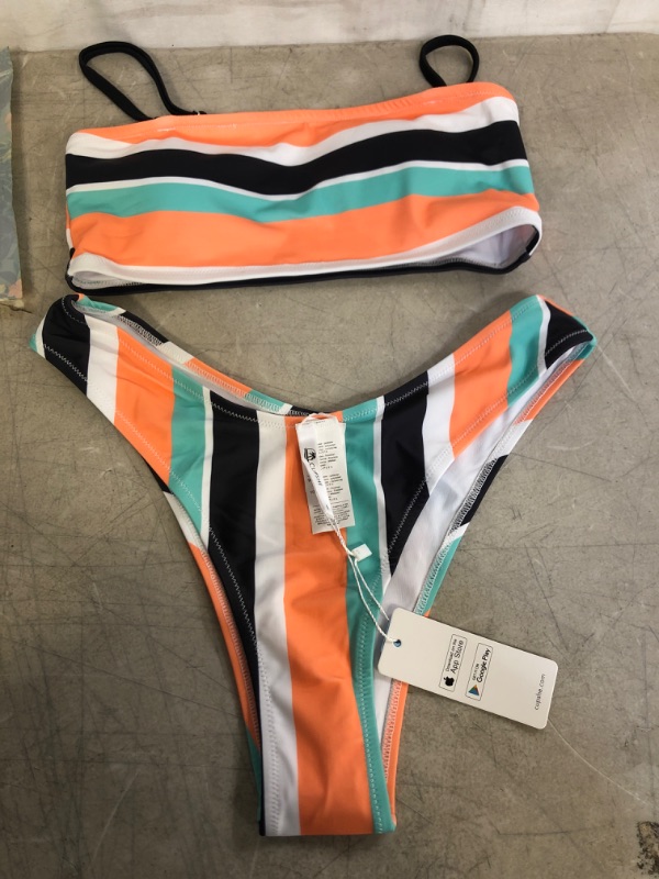 Photo 1 of CUPSHE WOMEN'S 2PC BATHING SUIT, SIZE S 