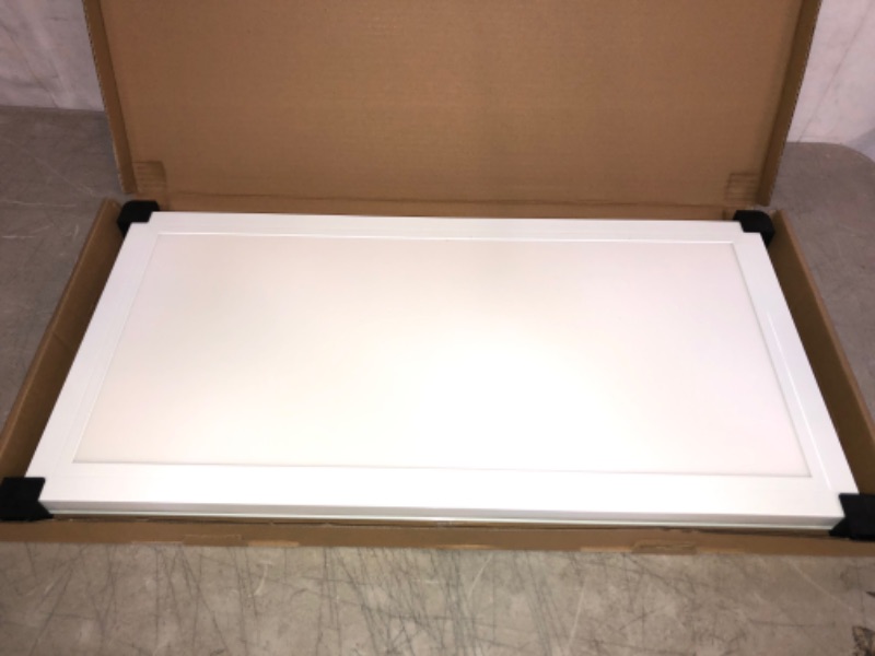 Photo 3 of 1 ft. x 2 ft. 23-Watt Dimmable White Integrated LED Edge-Lit Flat Panel Flush Mount Light with Color Changing CCT
