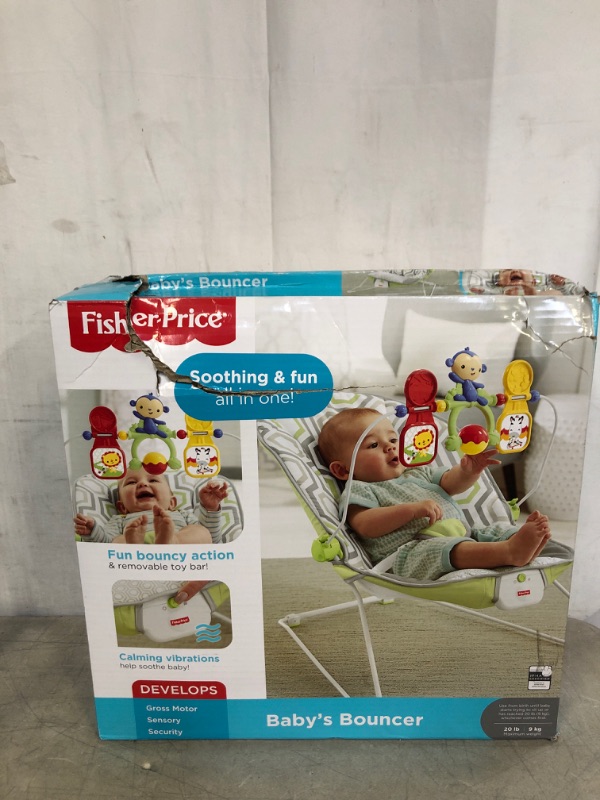 Photo 1 of Fisher-Price Baby's Bouncer Geo Meadow
