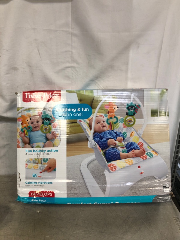 Photo 1 of Fisher-Price Comfort Curve Bouncer with a Removable Toy Bar
