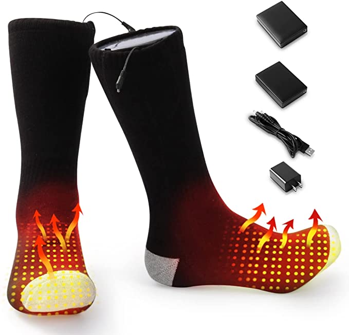 Photo 1 of Pack of 2 Heated Socks Unisex