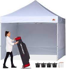 Photo 1 of ABCCANOPY Ez Pop Up Canopy Tent with Sidewalls 10x12 Commercial -Series, White