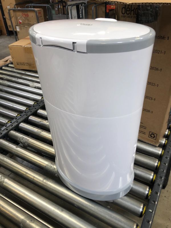 Photo 1 of Dekor Plus Hands Free Diaper Pail - White