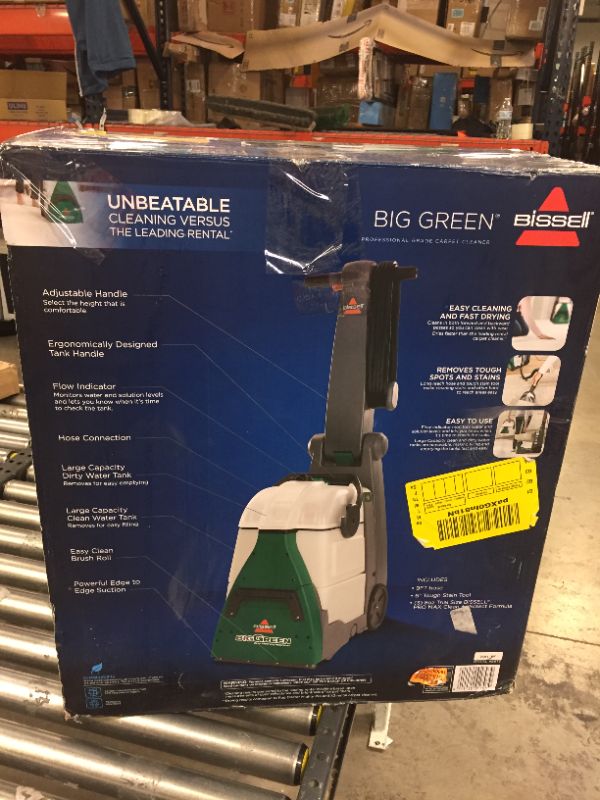 Photo 3 of Bissell Big Green Professional Carpet Cleaner Machine, 86T3